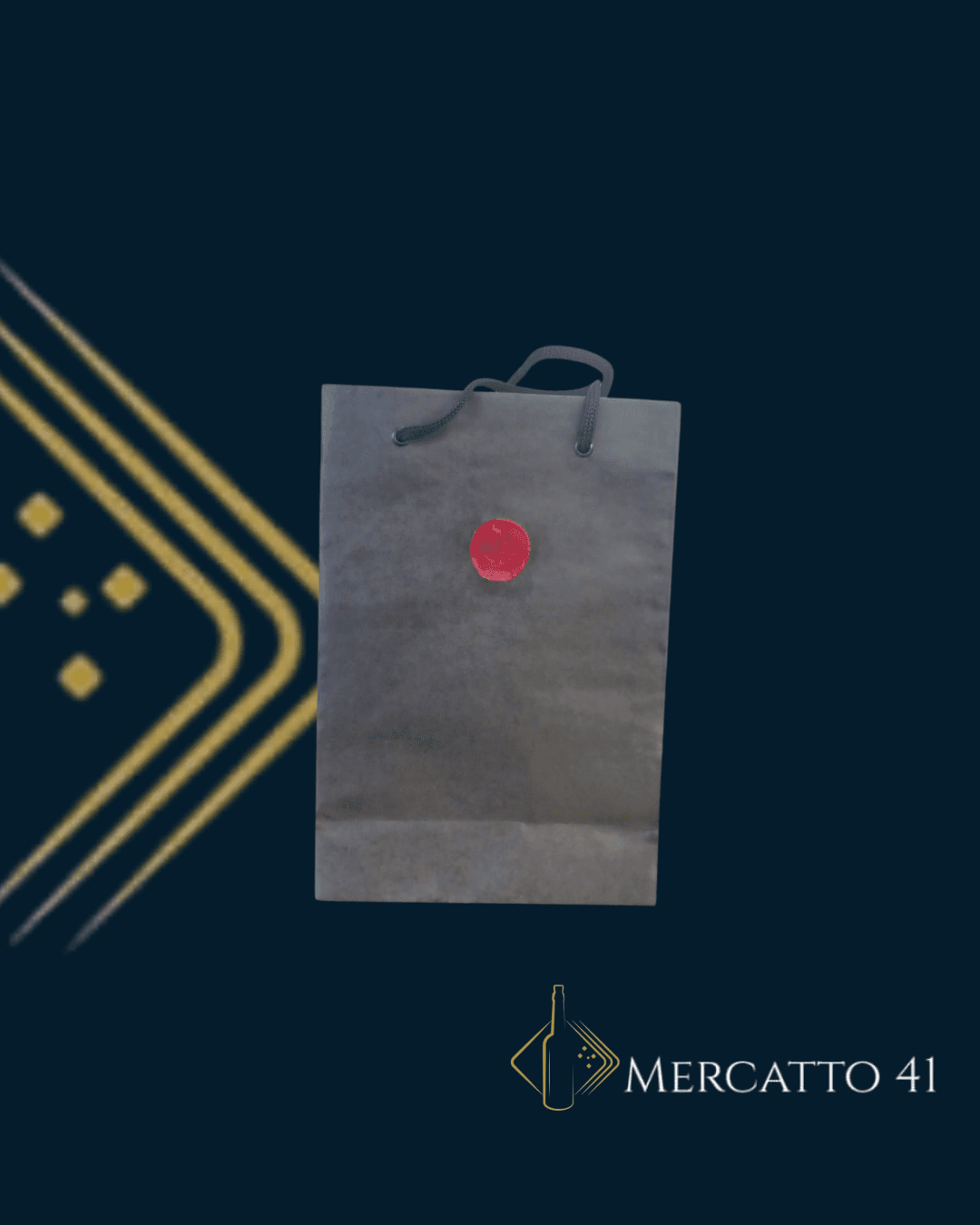 Sacola Kraft Preta Pequena